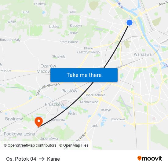 Os. Potok 04 to Kanie map