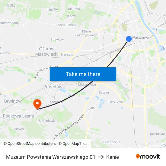 Muzeum Powstania Warszawskiego 01 to Kanie map