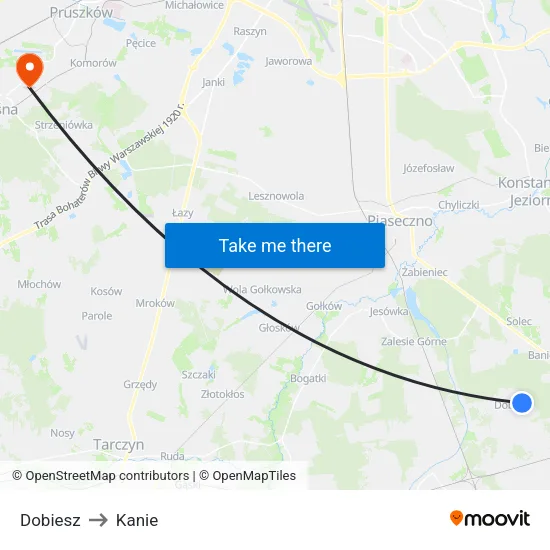 Dobiesz to Kanie map