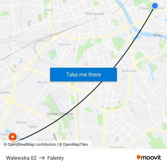 Walewska 02 to Falenty map