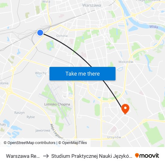 Warszawa Reduta Ordona to Studium Praktycznej Nauki Języków Obcych (SPNJO) SGGW map