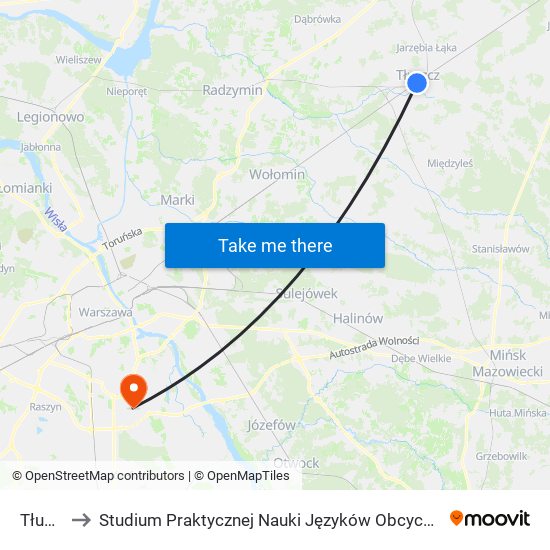 Tłuszcz to Studium Praktycznej Nauki Języków Obcych (SPNJO) SGGW map