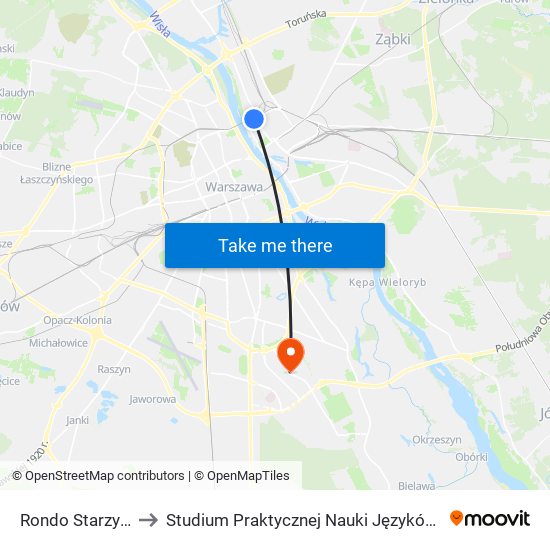 Rondo Starzyńskiego 04 to Studium Praktycznej Nauki Języków Obcych (SPNJO) SGGW map