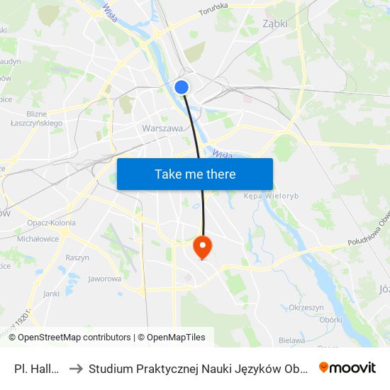 Pl. Hallera 03 to Studium Praktycznej Nauki Języków Obcych (SPNJO) SGGW map