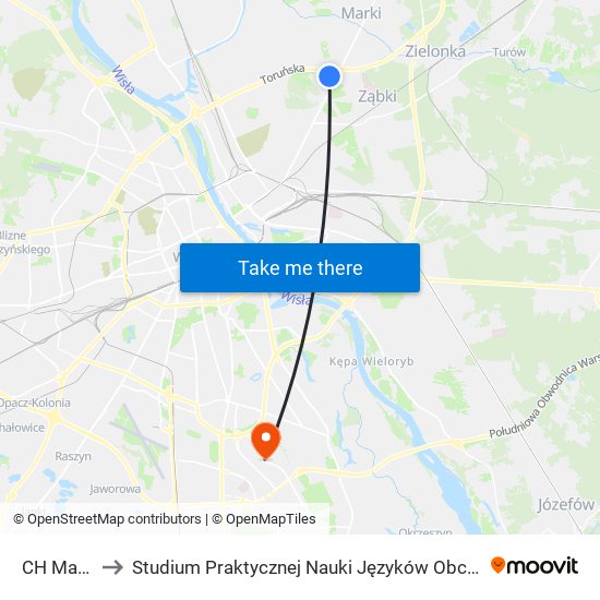 CH Marki 03 to Studium Praktycznej Nauki Języków Obcych (SPNJO) SGGW map