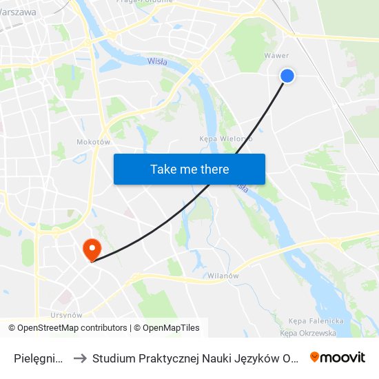 Pielęgniarek 01 to Studium Praktycznej Nauki Języków Obcych (SPNJO) SGGW map