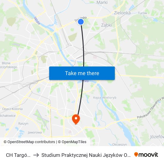 CH Targówek 05 to Studium Praktycznej Nauki Języków Obcych (SPNJO) SGGW map