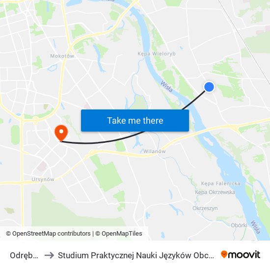 Odrębna to Studium Praktycznej Nauki Języków Obcych (SPNJO) SGGW map