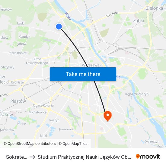 Sokratesa 03 to Studium Praktycznej Nauki Języków Obcych (SPNJO) SGGW map