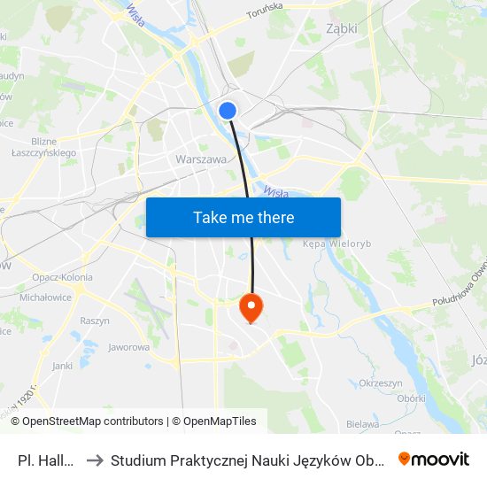 Pl. Hallera 01 to Studium Praktycznej Nauki Języków Obcych (SPNJO) SGGW map