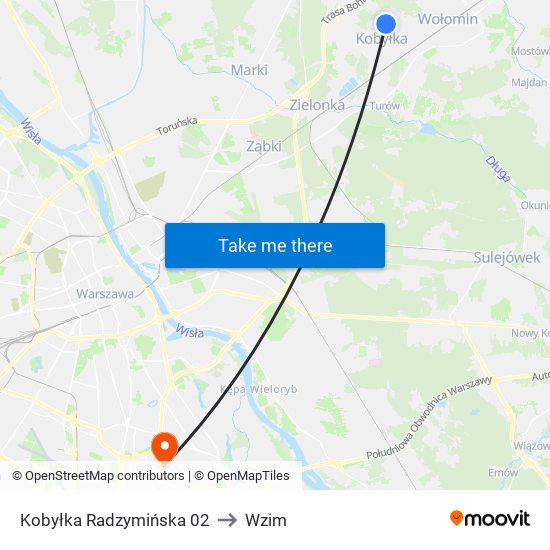 Kobyłka Radzymińska 02 to Wzim map