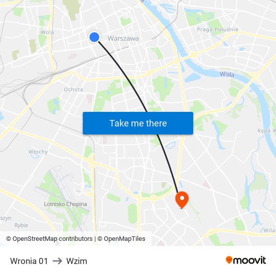 Wronia 01 to Wzim map