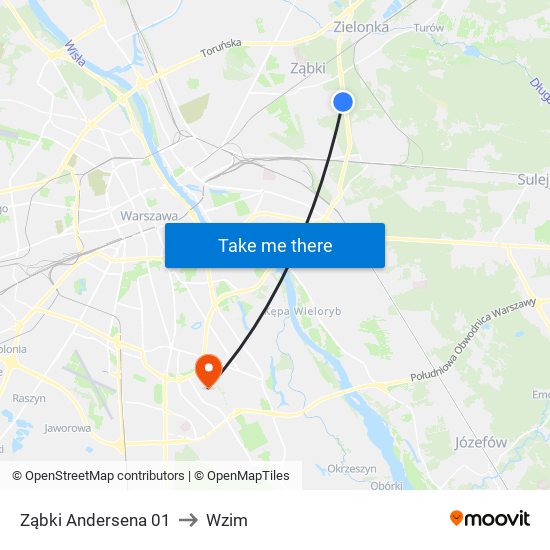 Ząbki Andersena 01 to Wzim map