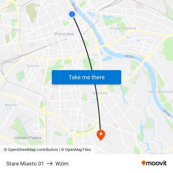 Stare Miasto 01 to Wzim map