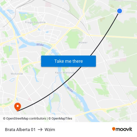 Brata Alberta 01 to Wzim map