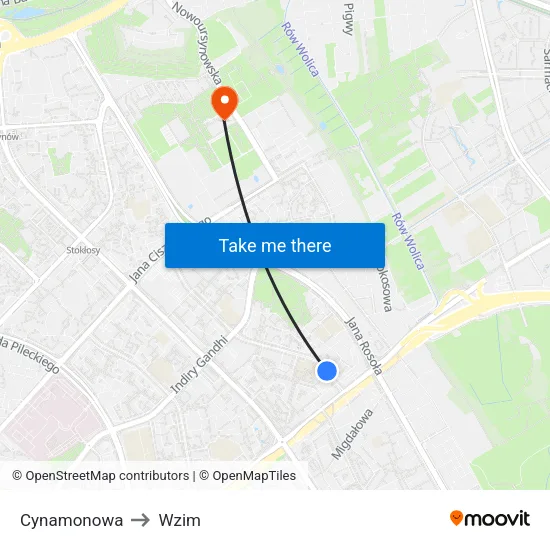 Cynamonowa to Wzim map