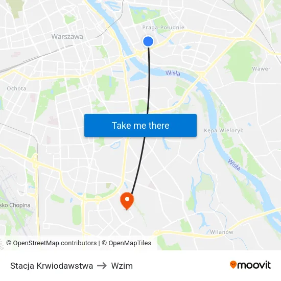 Stacja Krwiodawstwa to Wzim map