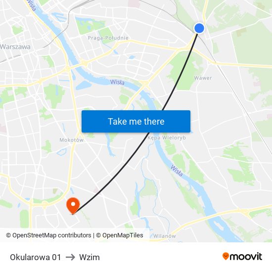 Okularowa 01 to Wzim map