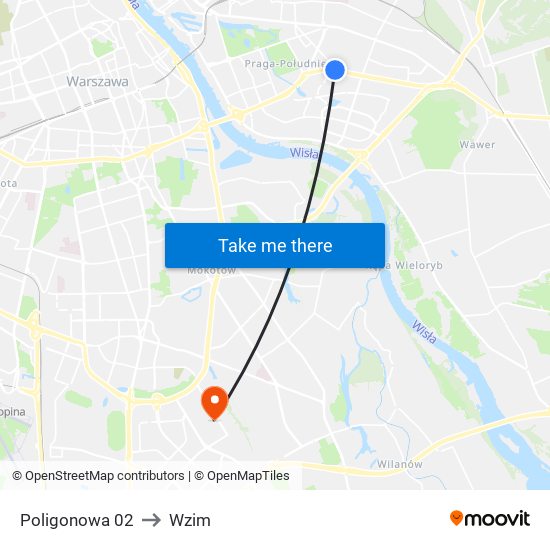 Poligonowa 02 to Wzim map