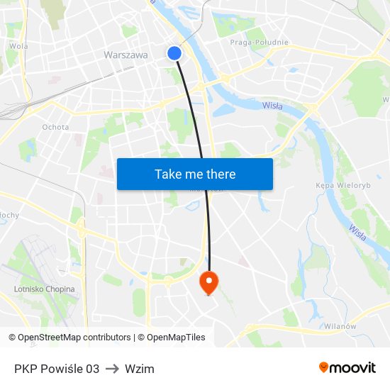 PKP Powiśle 03 to Wzim map