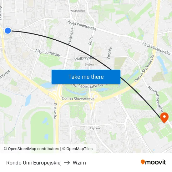 Rondo Unii Europejskiej to Wzim map