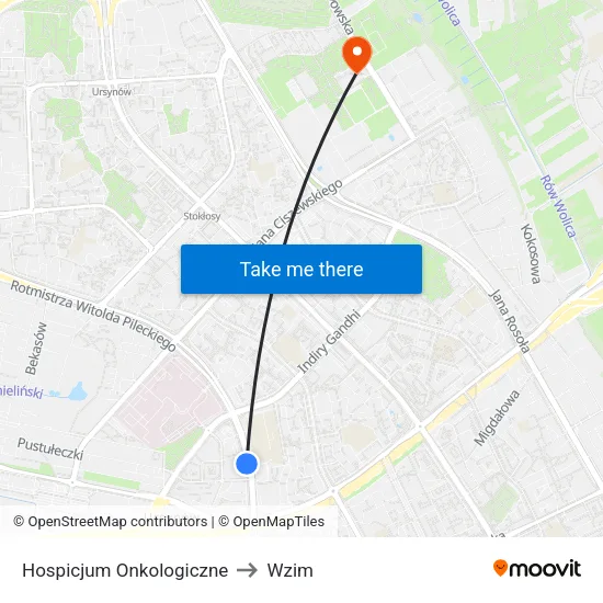 Hospicjum Onkologiczne to Wzim map