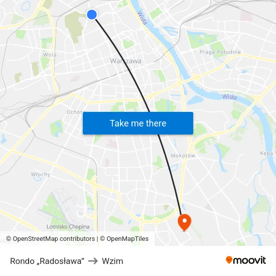 Rondo „Radosława” to Wzim map