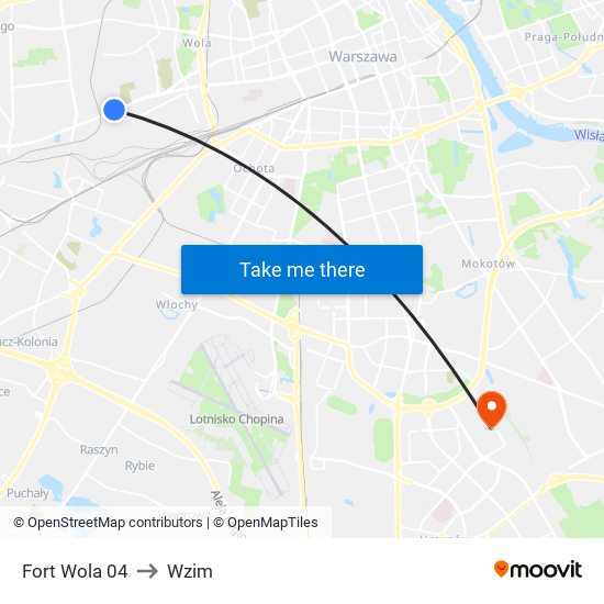 Fort Wola 04 to Wzim map