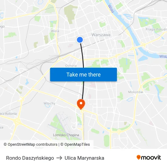 Rondo Daszyńskiego to Ulica Marynarska map