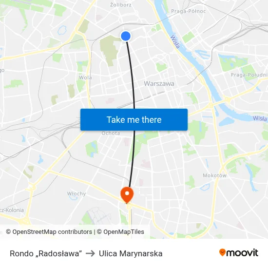 Rondo „Radosława” to Ulica Marynarska map