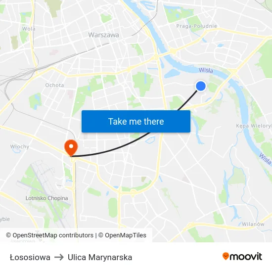 Łososiowa to Ulica Marynarska map