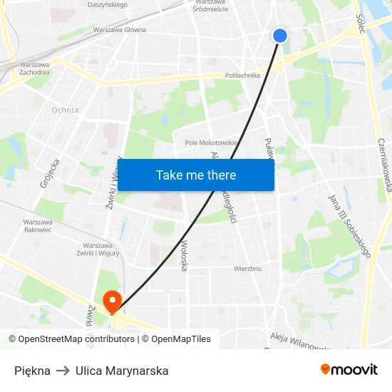 Piękna to Ulica Marynarska map