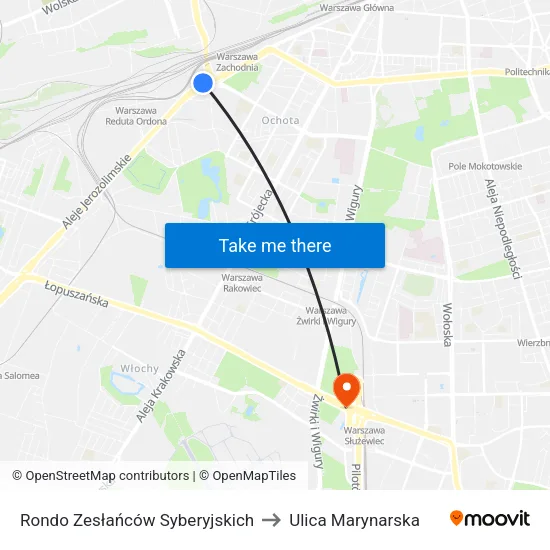 Rondo Zesłańców Syberyjskich to Ulica Marynarska map