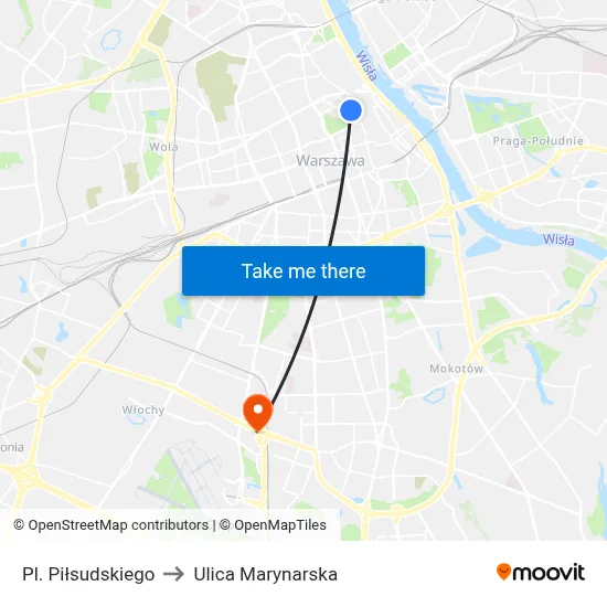 Pl. Piłsudskiego to Ulica Marynarska map