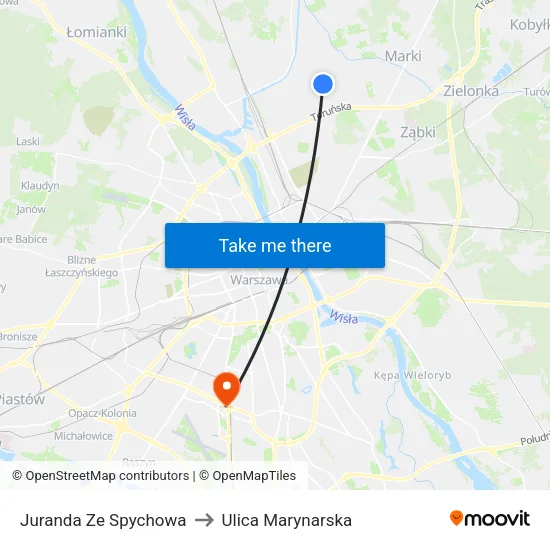 Juranda Ze Spychowa to Ulica Marynarska map