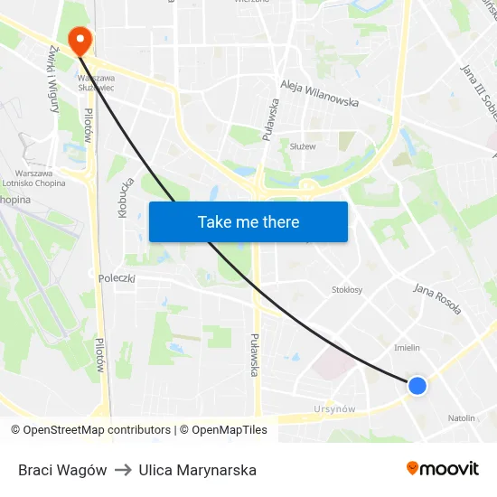 Braci Wagów to Ulica Marynarska map