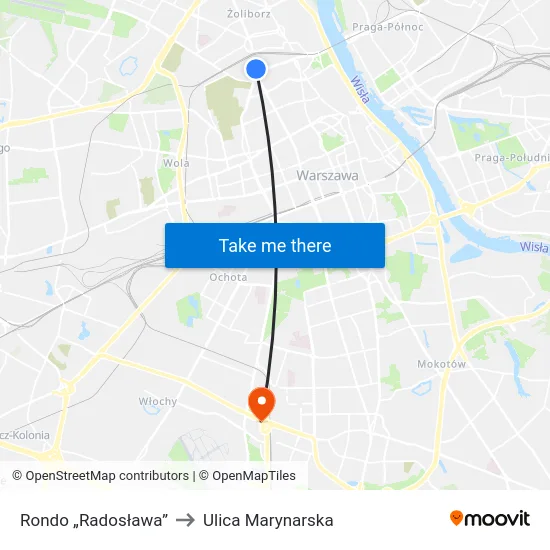 Rondo „Radosława” to Ulica Marynarska map