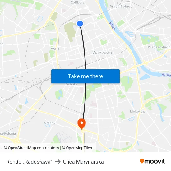 Rondo „Radosława” to Ulica Marynarska map