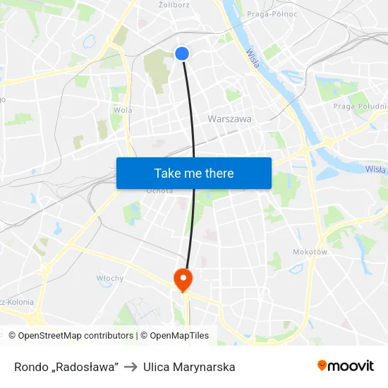 Rondo „Radosława” to Ulica Marynarska map