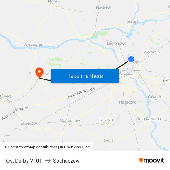 Os. Derby VI 01 to Sochaczew map