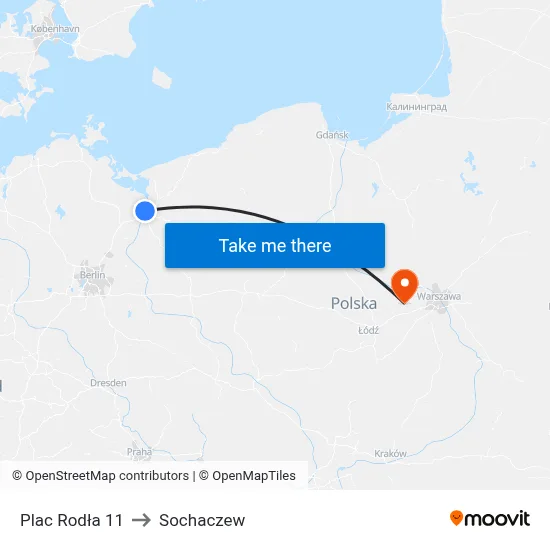 Plac Rodła 11 to Sochaczew map