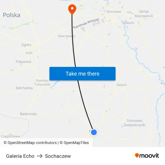 Galeria Echo to Sochaczew map
