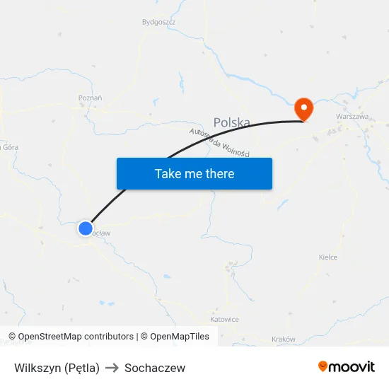 Wilkszyn (Pętla) to Sochaczew map