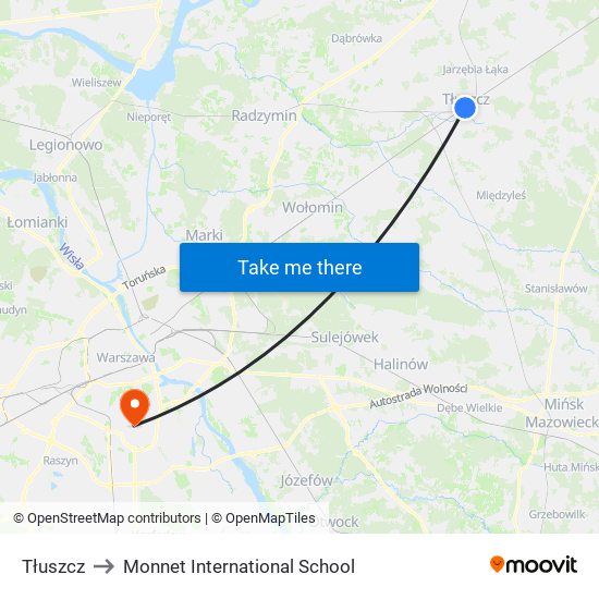 Tłuszcz to Monnet International School map