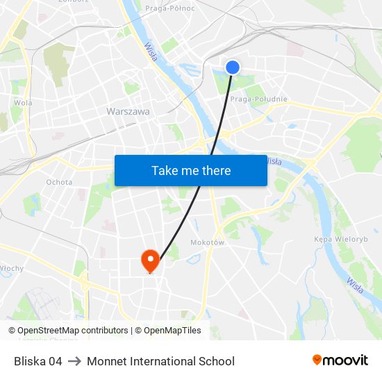 Bliska 04 to Monnet International School map