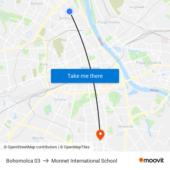 Bohomolca 03 to Monnet International School map