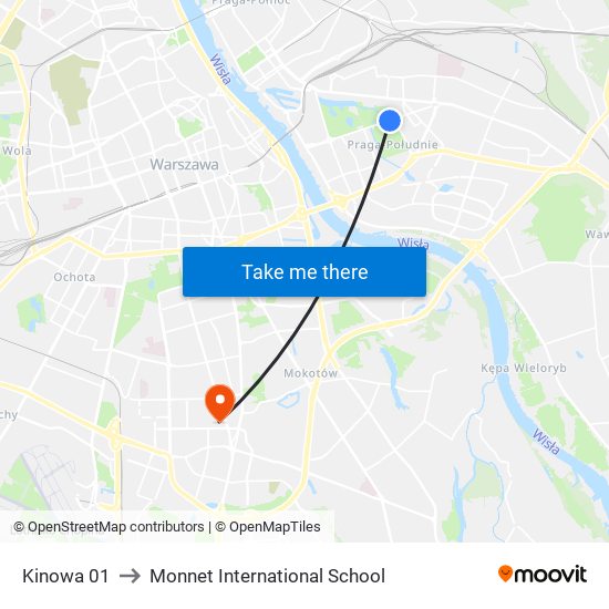 Kinowa 01 to Monnet International School map