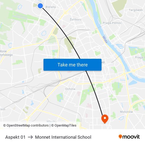 Aspekt 01 to Monnet International School map