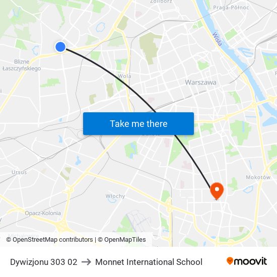 Dywizjonu 303 02 to Monnet International School map