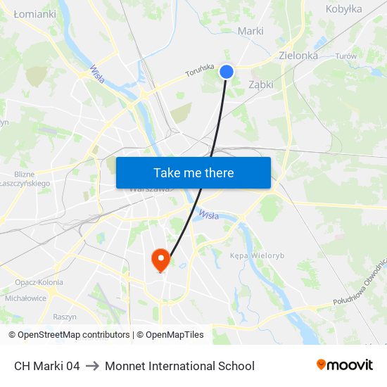 CH Marki 04 to Monnet International School map